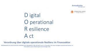  DORA (Digital Operational Resilience Act) 