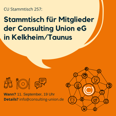 Stammtisch für Mitglieder der Consulting Union